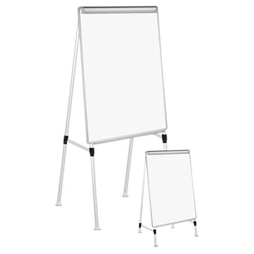 Universal® Dry Erase Easel Board, Easel Height: 42" To 67", Board: 29" X 41", White-silver freeshipping - TVN Wholesale